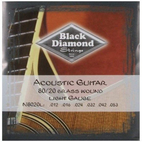 Black Diamond N8020L 012/053 Jgo Acust. Set