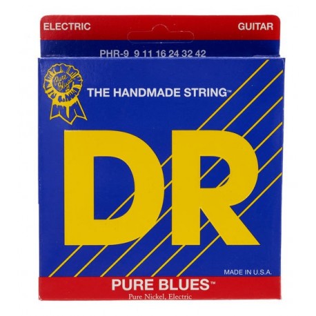 DR PHR9 9-42 Pure Blues Vintage puro nickel