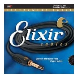 Elixir 92630 9m jack recto - jack codo cable