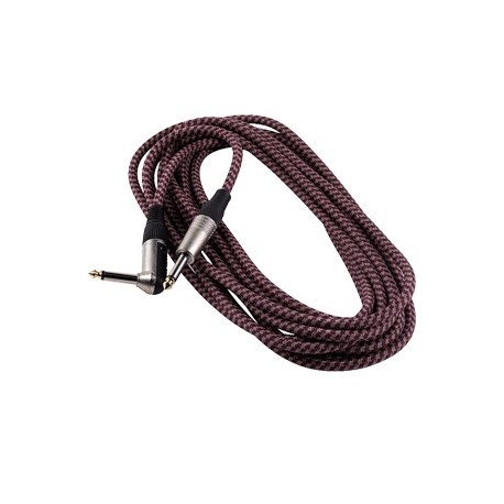 RockCable RCL30256TCH 6m Tela Beige Jack codo - Jack recto