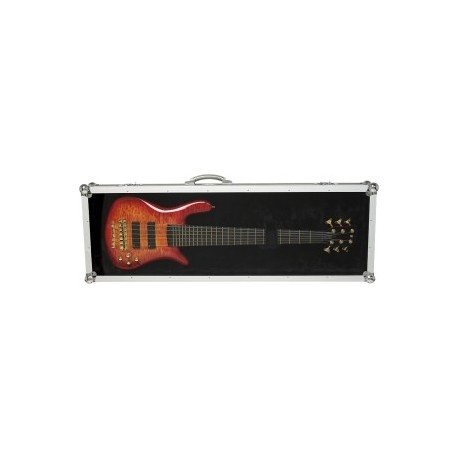 RockCase RC10905B Flight Case tapa transparente Bajo