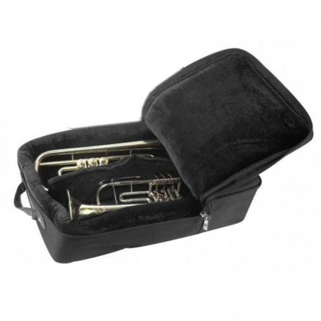Rockbag RB26040B Funda Rockbag De Luxe Doble Trompeta