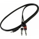 RockCable RCL20912D4 1,5m Jack mono - mini Jack estéreo