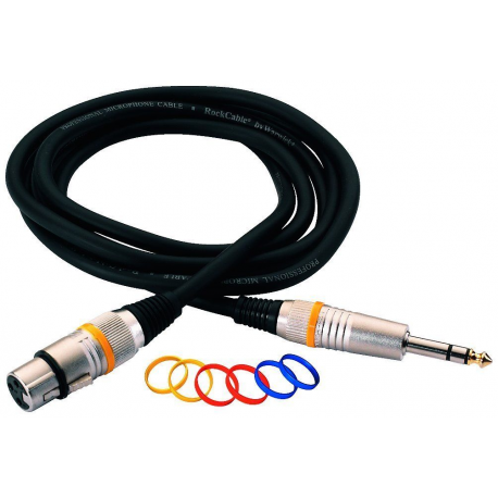 RockCable RCL30386D6FBA 6m XLR hembra - Jack recto Balanceado