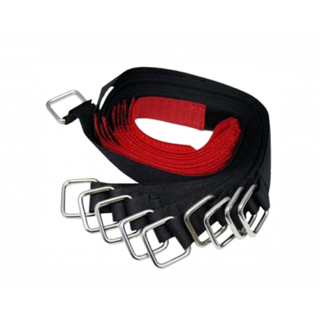 RockBag RB24904B Bolsa 10 Cintas Velcro 40x400mm