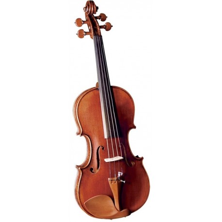 Cremona SV1500 Violín Solido Cuerpo Arce Flameado Fondo 1 Pieza