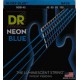 DR NBB45 Juego Bajo 4 cuerdas NEON Blue 45-105