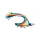 RockCable RCL30061D5 Pack 6 latiguillos 60cm Jack codo