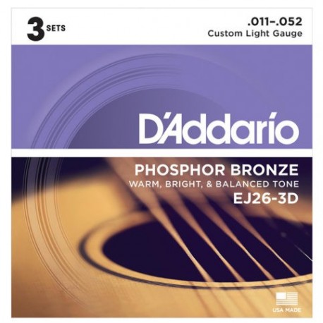 D'addario EJ26-3D
