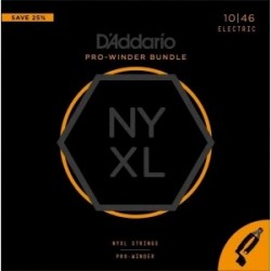 D'addario NYXL 10/46 jgo + pro winder manivela