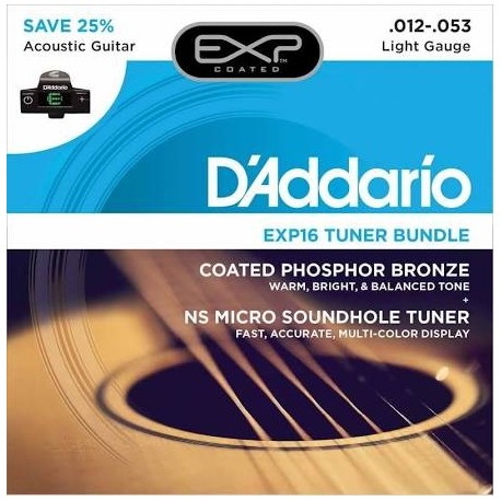 D'addario EXP16-CT15 pack jgo + turner