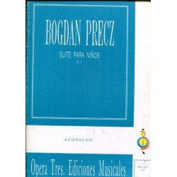 Suite para niños. Acordeón. Precz, Bogdan