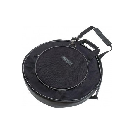 Funda para platos de batería. Tiene 5 compartimentos divididos en su interior