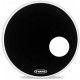 PARCHE BOMBO RESONANTE EQ3 ONYX COATED BLACK ERing