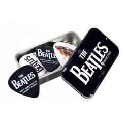 Planet Waves Beatles Signature Guitar Pick Tins, Logo, 15 picks
