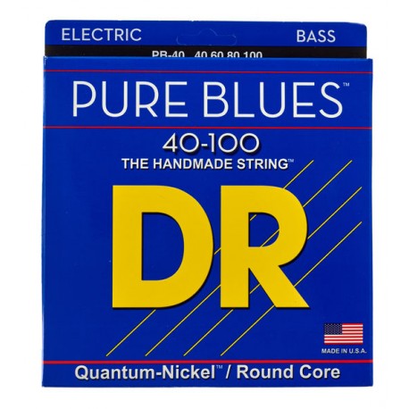 DR PB-40 Strings Pure Blues Bass Lite 40-100