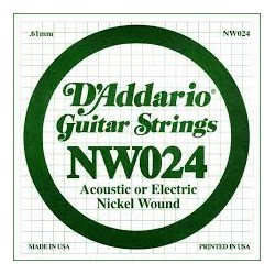 D'addario NW24 cuerda acust/elec