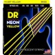 DR Bajo 5 cuerdas NEON Yellow 45-125