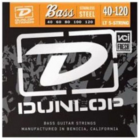 Dunlop Bajo 5 cuerdas Steel 40-120