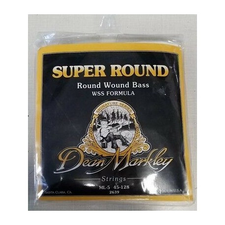 Dean Markley Bajo 5 cuerdas Super Round 45-128