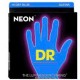 DR Bajo 5 cuerdas Neon Blue 45-125