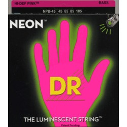 DR Bajo 5 cuerdas NEON Pink 45-125