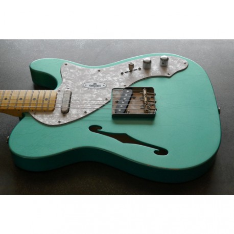 Maybach Custom Shop T68' Teleman Thinline Teal Green