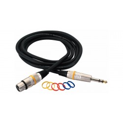RockCable RCL30390D6FBA 10m XLR hembra - Jack recto Balanceado